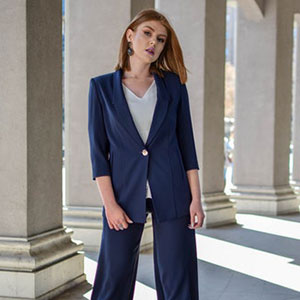 Женский Костюм с брюками