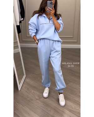 ЖЕНСКИЙ КОСТЮМ ТКАНЬ ТРЕХНИТКА НА ФЛИСЕ