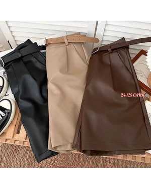 ШОРТЫ ТКАНЬ ЭКО-КОЖА