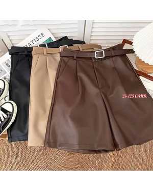 ШОРТЫ ТКАНЬ ЭКО-КОЖА