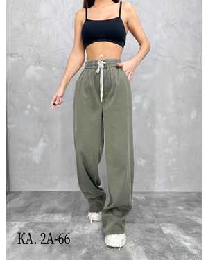 БРЮКИ ТКАНЬ ХЛОПОК-ТРИКОТАЖНЫЙ