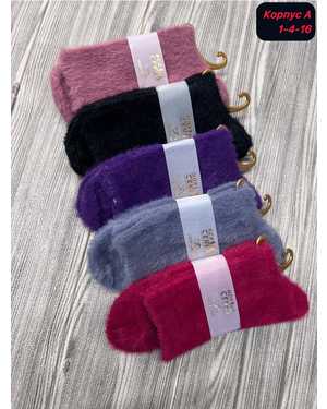 Женские носки Норка Соболь шерсть. Размер 36-41 В упаковке 10 пар