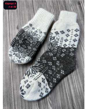 Набор Носки + варежки Вязаные овечья шерсть