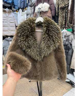 ШУБА В РАЗМЕР ТКАНЬ ФОБРИЧНИЙ