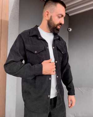 МУЖСКОЙ КОСТЮМ ДВОЙКА В РАЗМЕР ТКАНЬ СПАНДЕКС ЗАМШ