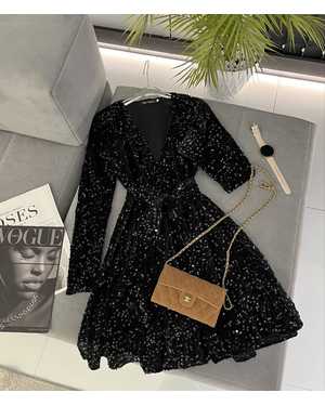 ПЛАТЬЕ В РАЗМЕР ТКАНЬ БАРХАТ+ПАЙЕТКА