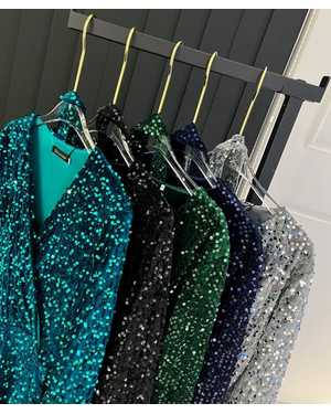 ПЛАТЬЕ В РАЗМЕР ТКАНЬ БАРХАТ+ПАЙЕТКА