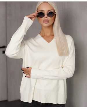 СВИТЕР ТКАНЬ 48% CASHMERE, 29% WOOL, 18% COTTON, 5% ELASTANE