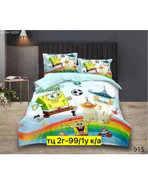 Комплект детского постельного белья. Ткань Сатин(возможно замена на похожее)