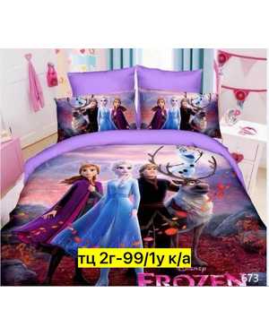Комплект детского постельного белья. Ткань Сатин(возможно замена на похожее)