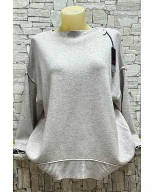 СВИТЕР ТКАНЬ 70% ХЛОПОК, 20% КАШЕМИР, 10% ЭЛАСТАН