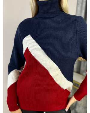 СВИТЕР ТКАНЬ 48% КАШЕМИР, 29% ШЕРСТЬ, 18% ХЛОПОК, 5% ЭЛАСТАН