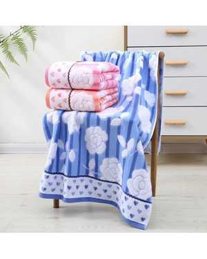 Полотенце махровое. Размер 70/140 см. В упаковке 6шт разные цвета