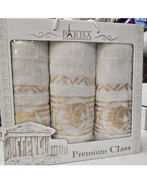 Набор из трёх махровых полотенец. Производитель Узбекистан Размеры 70/140 см 1 шт 50/90 см 2 шт