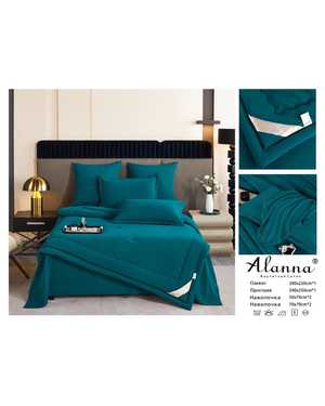 Комплект постельного белья с готовым одеялом. Ткань: бархатный Сатин(возможно замена на похожее)