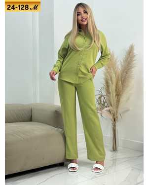 ЖЕНСКИЙ КОСТЮМ ДВОЙКА ТКАНЬ ЛЕН