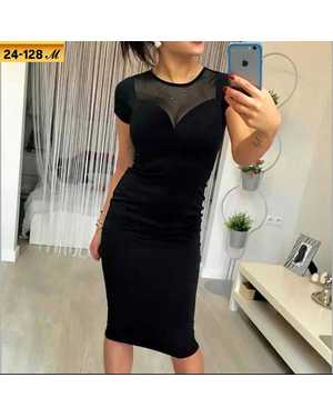 ПЛАТЬЕ ТКАНЬ КРЕПУН + СЕТКА