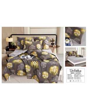 Комплект постельного белья с готовым одеялом. Ткань: хлопок вискоза Простынь на резинке(возможно замена на похожее)