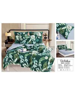 Комплект постельного белья с готовым одеялом. Ткань: хлопок вискоза Простынь на резинке(возможно замена на похожее)