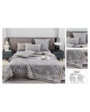Комплект постельного белья с готовым одеялом. Вид ткани: Сатин Хлопок Наполнитель одеяло: 100% шелк Тусса(возможно замена на похожее)