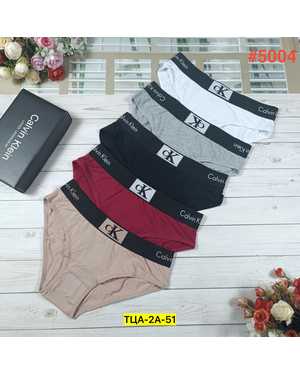 Женские трусики. В упаковке 5шт один размер разные цвета