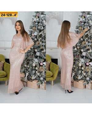 ПЛАТЬЕ ТКАНЬ ПАЙЕТКА С ПОДКЛАДКОЙ