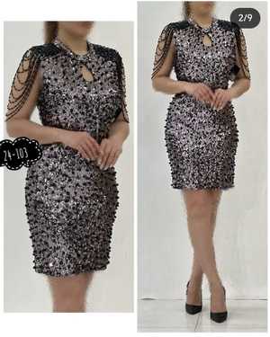 ПЛАТЬЕ ТКАНЬ ПАЙЕТКА