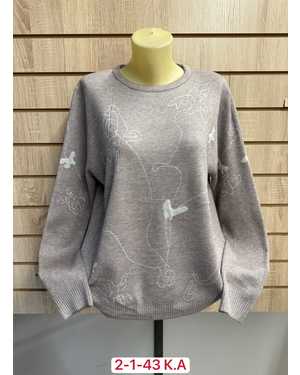 СВИТЕР ТКАНЬ 50% CASHMERE, 28% WOOL, 17% COTTON, 5% ELASTANE