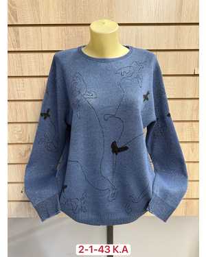 СВИТЕР ТКАНЬ 50% CASHMERE, 28% WOOL, 17% COTTON, 5% ELASTANE