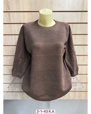 СВИТЕР ТКАНЬ 45% COTTON, 40% CASHMERE, 15% ELASTANE