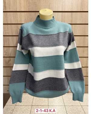 СВИТЕР ТКАНЬ ШЕРСТЬ, 60% WOOL, 30% COTTON, 10% ELASTANE