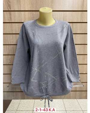 СВИТЕР ТКАНЬ 24% COTTON, 48% CASHMERE, 28% POLYESTER