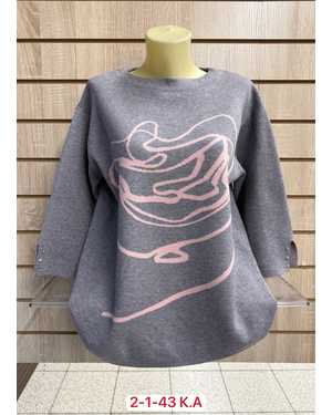 СВИТЕР ТКАНЬ 55% CASHMERE, 18% WOOL, 21% COTTON, 6% SPANDEX