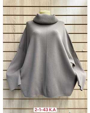 СВИТЕР ТКАНЬ 52% CASHMERE, 28% WOOL, 15% COTTON, 5% ELASTANE