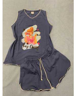 ПИЖАМА В РАЗМЕР ТКАНЬ 100% ХЛОПОК