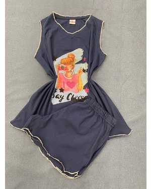 ПИЖАМА В РАЗМЕР ТКАНЬ 100% ХЛОПОК