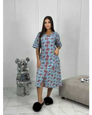 ХАЛАТ В РАЗМЕР ТКАНЬ ХЛОПОК