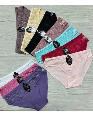 Женские трусики. В упаковке 10 шт один размер разные цвета