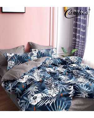 Комплект постельного белья Простыня на резинке по кругу Материал: Поплин(возможно замена на похожее)