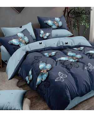 Комплект постельного белья Простыня на резинке по кругу Материал: Поплин(возможно замена на похожее)