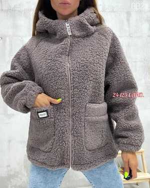 ПАЛЬТО ТКАНЬ БАРАШКА С ПОДКЛАДКА