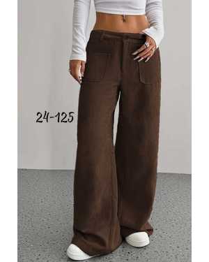 ЖЕНСКИЕ ЖЕНСКИЕ СВОБОДНЫЕ ВЕЛЬВЕТОВЫЕ БРЮКИ 1 ПАР СОСТАВ: ВЕЛЬВЕТ РАЗМЕР: 42-44,46-48
