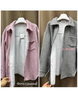 РУБАШКА ТКАНЬ ДРАП С ПОЛНЫМ МЕХОМ