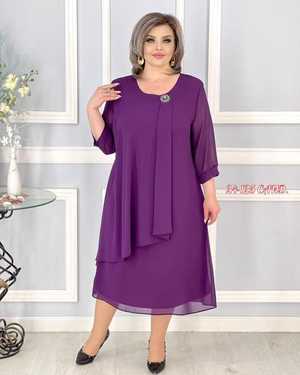 ПЛАТЬЕ ТКАНЬ ШИФОН С ПОДКЛАДКОЙ