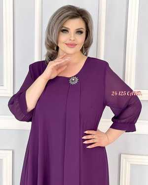 ПЛАТЬЕ ТКАНЬ ШИФОН С ПОДКЛАДКОЙ