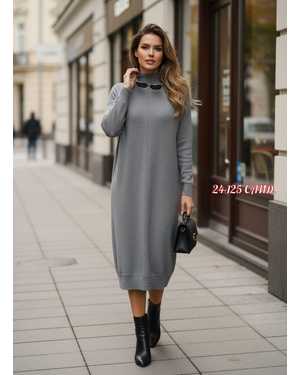 ПЛАТЬЕ 1 ПАР СОСТАВ: КАШЕМИР ВЯЗАНЫЙ РАЗМЕР: 50,52,54,56,58,60