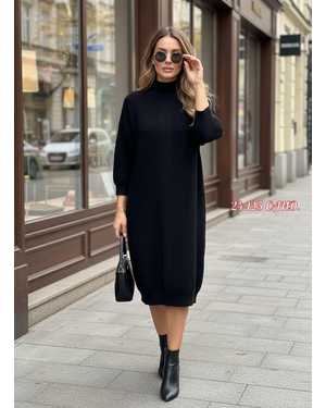 ПЛАТЬЕ 1 ПАР СОСТАВ: КАШЕМИР ВЯЗАНЫЙ РАЗМЕР: 50,52,54,56,58,60