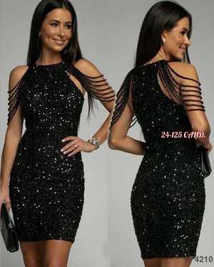 ПЛАТЬЕ ТКАНЬ БАРХАТНАЯ ПАЙЕТКА