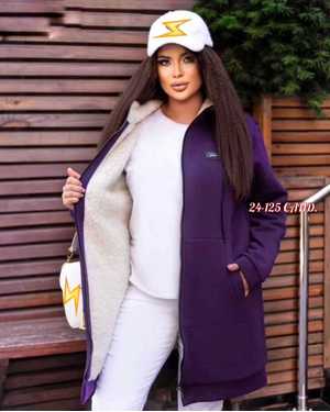 КАРДИГАН ТКАНЬ ФЛИС+С МЕХОМ