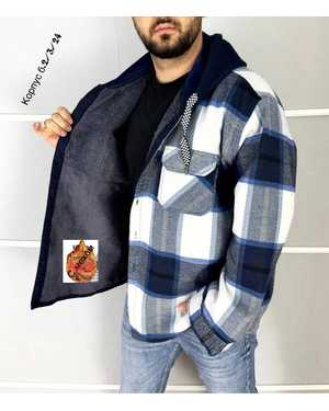 РУБАШКА ТКАНЬ С МЕХОМ